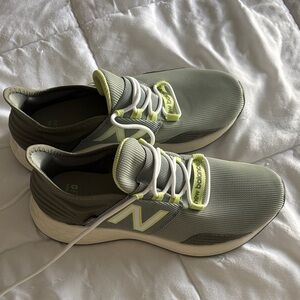 New Balance Olive and White Athletic Shoes from Figs size men’s 8, women’s 9.5